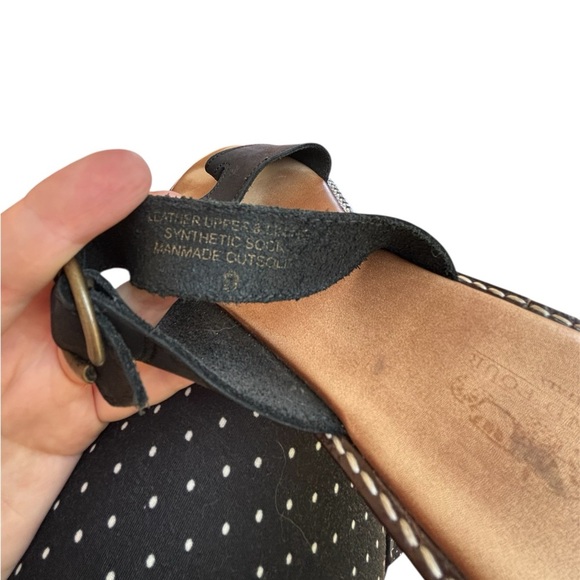 Coach and Four Black Slide Sandals Size 8 Leather - Picture 3 of 6